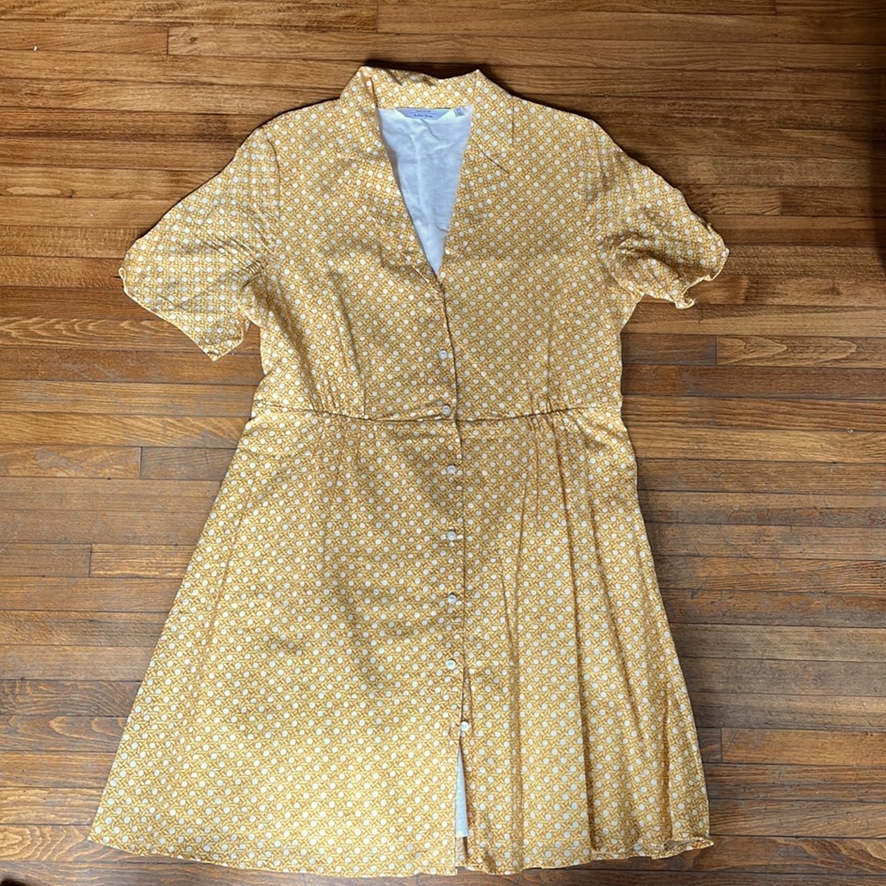 & Other Stories yellow summer dress